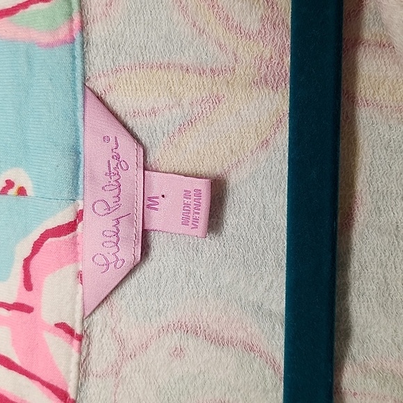 Lilly Pulitzer Tops Skipper Popover Floral Quarter-Zip Pullover Size Meduim - Picture 9 of 16